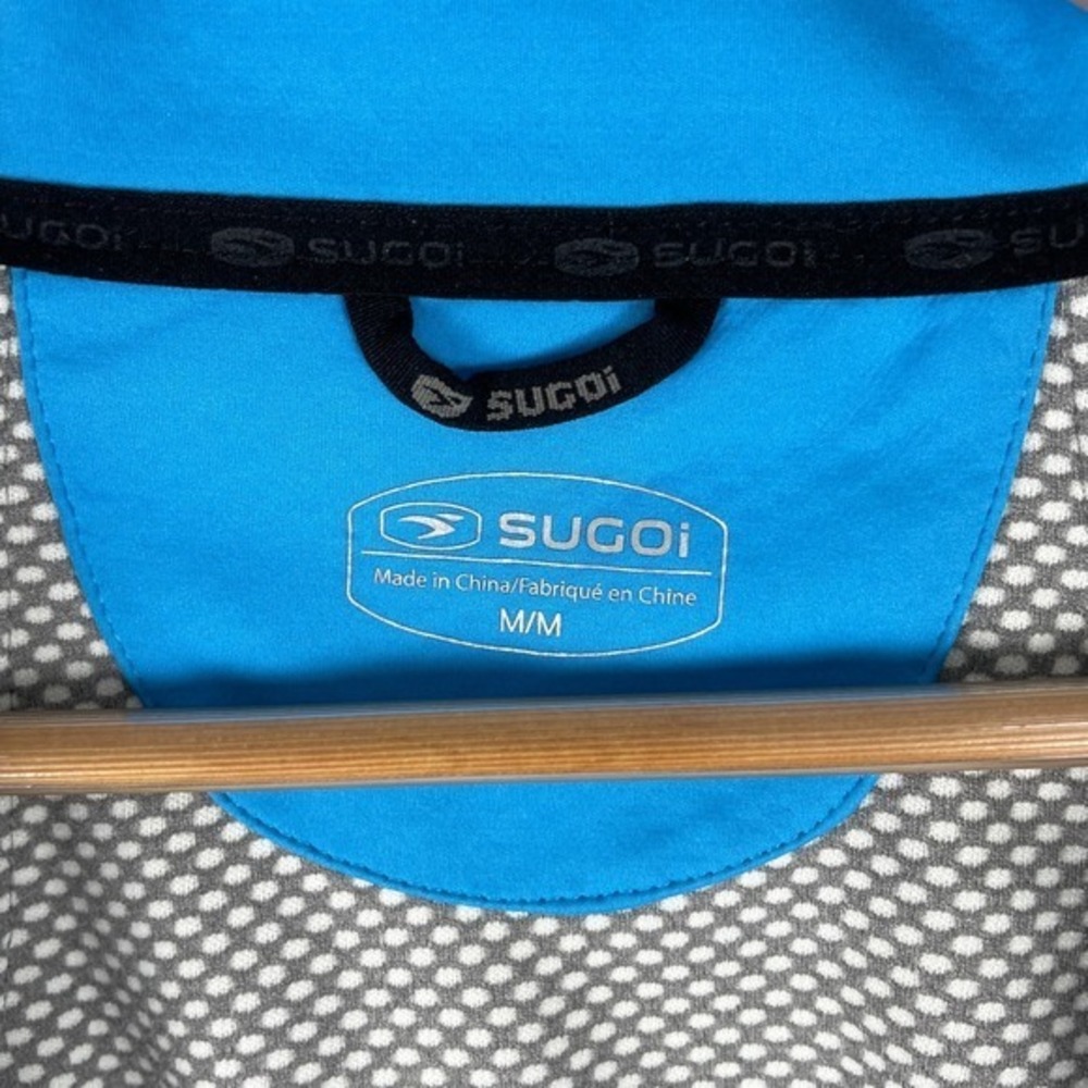 Sugoi Sz M‎ Firewall 220 Full Zip Blue Jacket Coat Running Jogging Cold Weather - Picture 14 of 17